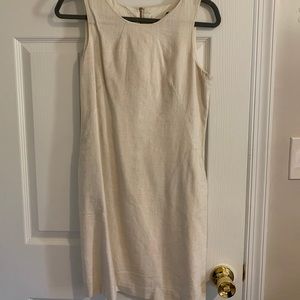 Off-White Linen Dress